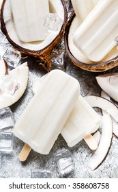 Coconut Ice Cream Popsicle Stock Photo 358608758 | Shutterstock