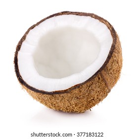 Coconut Isolated On The White Background