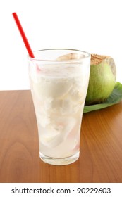 Coconut Juice On Table