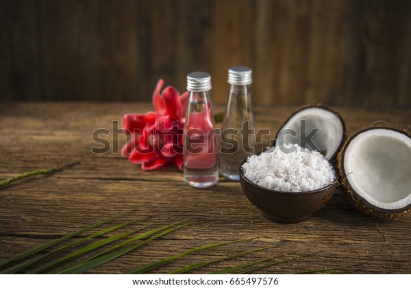 Coconut Milk Coconut Oil On Old Food And Drink Healthcare