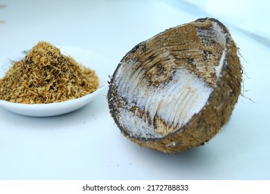 Coconut Paste Or Called As 'Kerisik'. Usually For Cooking Rendang For Hari Raya Aidil Fitri, Soft Focus