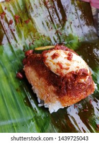 Coconut Rice With Bannana Leaf