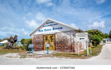 Cocos Island, Australia 21 Dec 2019: Cocos Island Museum.