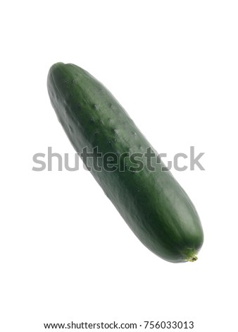 cocumber on white background