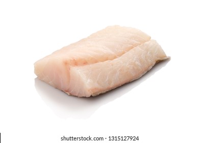 Cod Codfish Raw Filet White Isolated