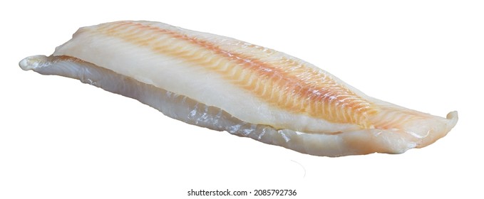 Cod Filet On The White Background,  Isolated 