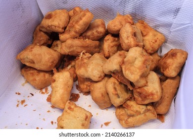 Cod Fritters For The Feast Of St. Joseph Typical Italian Dish Italy