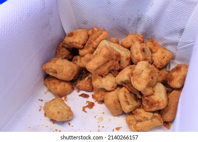 Cod Fritters For The Feast Of St. Joseph Typical Italian Dish Italy