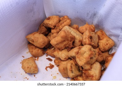 Cod Fritters For The Feast Of St. Joseph Typical Italian Dish Italy