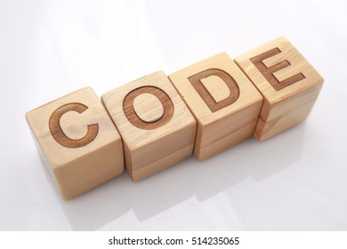 Code Word Made Building Blocks Stock Photo 514235065 Shutterstock