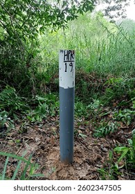 Codification of Conversion Production Forest boundary markers with HPK number 19.