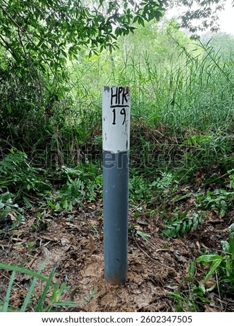 Codification of Conversion Production Forest boundary markers with HPK number 19.