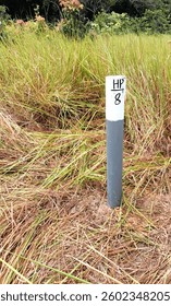 Codification of Production Forest boundary markers with HP number 8.