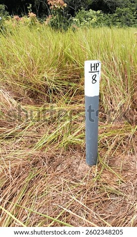 Codification of Production Forest boundary markers with HP number 8.