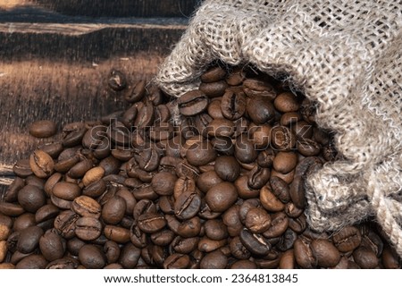 Coffebeans. Closeup of coffee beans for background and texture. Coffee beans background.