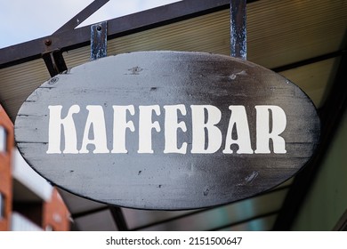 Coffee Bar Sign From Norway Kaffebar