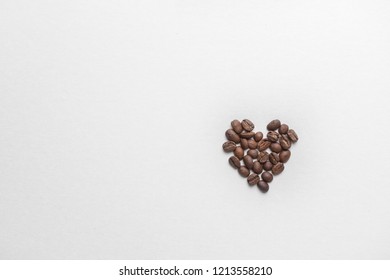 Coffee bean background and frame