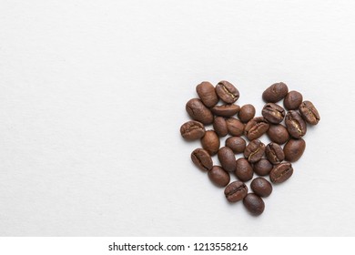 Coffee bean background and frame
