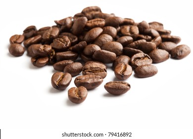 Coffee Bean With White Background