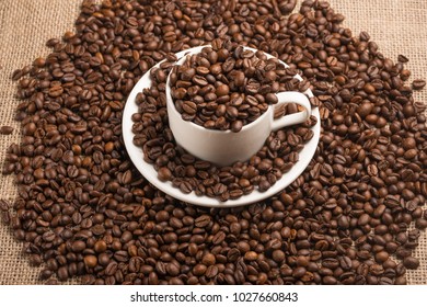 coffee and coffee beans