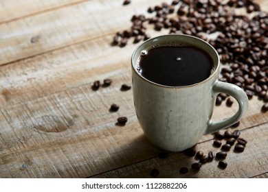 coffee with beans
