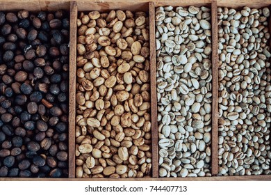 Coffee beans background