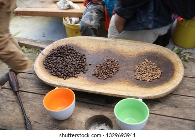 Coffee Beans In Boquete, Panama. 