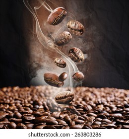 Coffee Beans Close Up