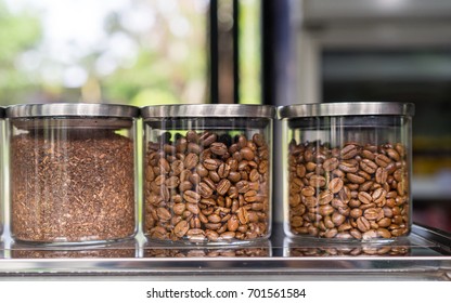 Coffee Beans In Jar