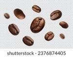 coffee beans png isolated background