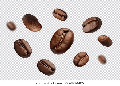 coffee beans png isolated background