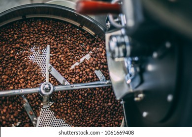 Coffee beans roasting process 