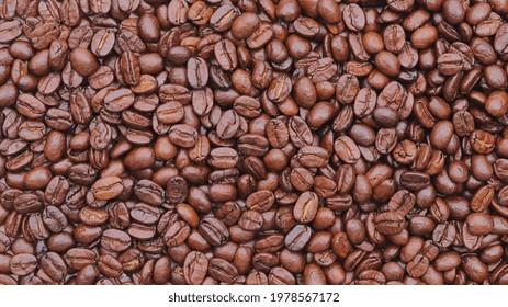 Coffee beans texture background, coffee beans background - Shutterstock ID 1978567172