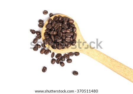 Similar – Image, Stock Photo Roasted coffee beans and spoon