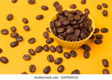 Download Coffee Beans Yellow Background Images Stock Photos Vectors Shutterstock Yellowimages Mockups