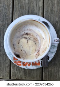 coffee with a beautiful texture
