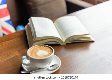 coffee and book