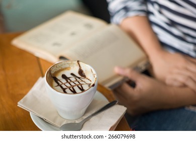 coffee and book