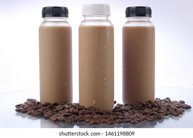 Coffee Bottle Blank White Background