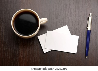 Coffee And Business Card