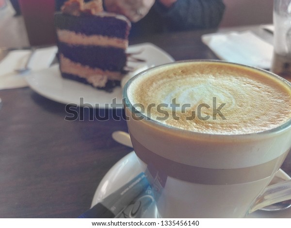 Coffee Cake Deal Break Breakkie Morning Royalty Free Stock Image