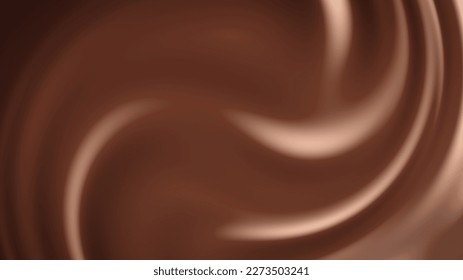 Fondo de textura de la bebida de iquid de color marrón chocolate café. 