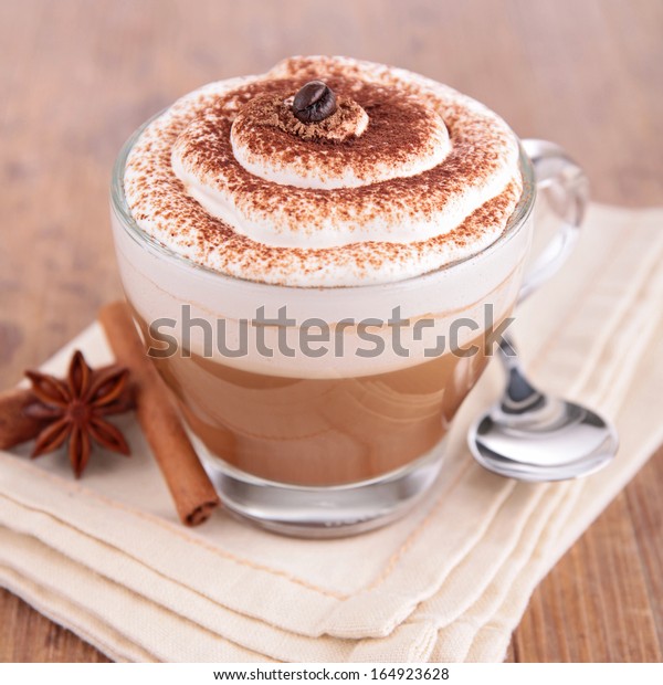 Coffee Chocolate Cream Stock Photo (Edit Now) 164923628