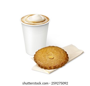 coffee with a cookie
