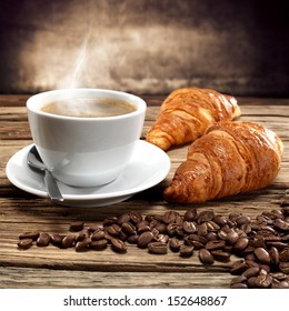 Coffee And Croissant 