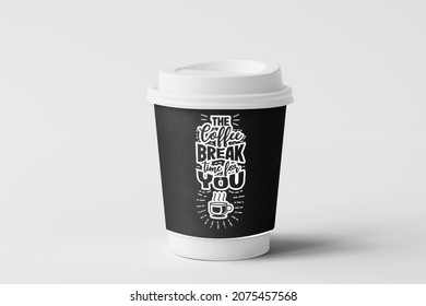 Coffee Cup With A Beautiful And Elegant Design