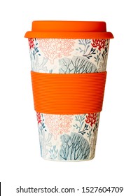 Coffee Cup Made From Bamboo Pulp For Re-usablity