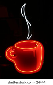 Coffee Cup
Neon Sign Taken In Time Laps (bulb Exposure) For Maximum Effect