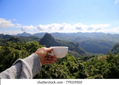 Coffee Cup On Nature 