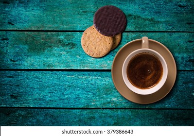 coffee cup on the table